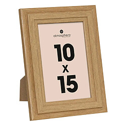 Atmosphera Cadre Photo Moulure Alix 10x15cm Marron