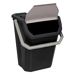 Five Simply Smart Poubelle de Tri Empilable 37L Noir