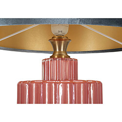 Avis Paris Prix Lampe à Poser en Verre Helene Tower 70cm Rouge & Bleu