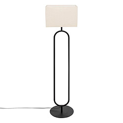 Atmosphera Lampadaire Design en Métal Alec 154cm Noir