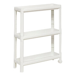 Five Simply Smart Desserte Salle de Bain 3 Niveaux 70cm Blanc