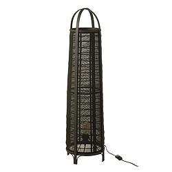 Paris Prix Lampadaire en Bambou Don 100cm Noir