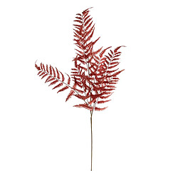 Atmosphera Tige Artificielle Fougère James 90cm Rouge