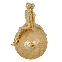 Atmosphera Statuette Déco Femmes en Résine Hapi' 22cm Doré