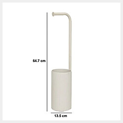 Five Simply Smart Dérouleur avec réserve pour papier toilette ONYX - Beige pas cher