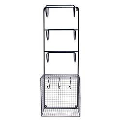 Paris prix Porte-serviettes étagère - Noir