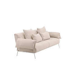Avis Paris prix Canapé droit 4 places Ockero - Beige