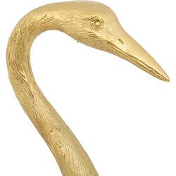 Atmosphera Statuette Déco Héron Automne 41cm Doré