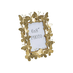 Paris Prix Cadre Photo Déco en Métal Papillons 15x20cm Or