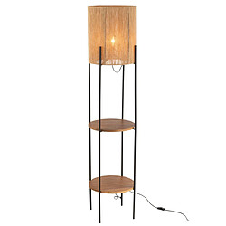 Acheter Paris prix Lampadaire bois manguier - Beige