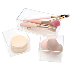 Paris prix Lot de 3 organisateurs de tiroir cosmétique - Transparent