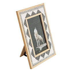 Atmosphera Cadre Photo Déco Dyani 10x15cm Blanc