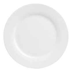 Secret De Gourmet Lot de 6 Assiettes à Dessert Ronde 20cm Blanc