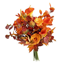 Atmosphera Bouquet Artificiel Automnal James 55cm Orange