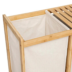 Acheter Five simply smart Meuble à linge 3 paniers - Naturel