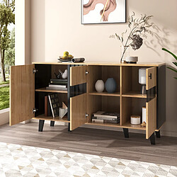 Blossom paris Buffet vaisselier vitrine - Noir pas cher