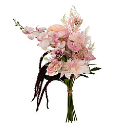 Atmosphera Bouquet Artificiel Composé Wild Romance 60cm Rose