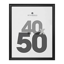 Atmosphera Cadre Photo en Bois Mae 40x50cm Noir