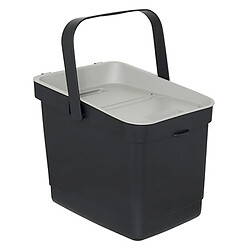 Five Simply Smart Poubelle Double Compartiment Flex 20,5L Noir