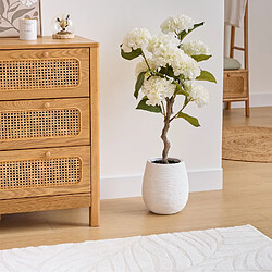 Atmosphera Fleurs d'hortensia artificielles MIKA - Blanc