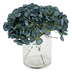 Atmosphera Composition d'Hortensias Artificiels Dean 24cm Bleu