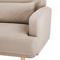 Avis Atmosphera Canapé convertible droit 3 places - Beige