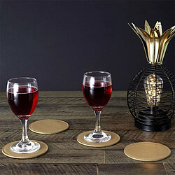 Paris Prix Lot de 4 Dessous de Verre Design Lilo 10cm Or pas cher