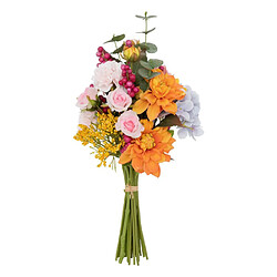Atmosphera Bouquet de Fleurs Artificielles Hortensia 53cm Multicolore