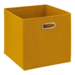 Five Simply Smart Boîte de Rangement Pliable Premium 31x31cm Moutarde