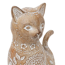 Atmosphera Statuette Chat Déco Lindo 18cm Beige