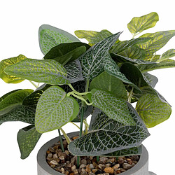 Atmosphera Plante Artificielle en Pot Visage 26cm Gris