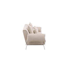 Acheter Paris prix Canapé droit 4 places Ockero - Beige