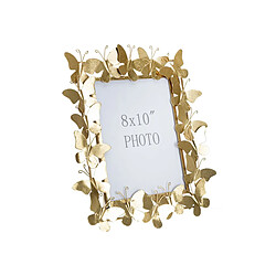 Paris Prix Cadre Photo Déco en Métal Papillons 20x25cm Or