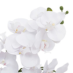 Atmosphera Orchidée Artificielle en Pot Dena 65cm Blanc