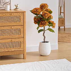 Atmosphera Fleurs d'hortensia artificielles MIKA - Orange