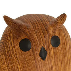 Atmosphera Statuette Chouette en Dolomite Automne 12cm Caramel