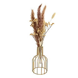 Atmosphera Composition de Fleurs Séchées Automne 40cm Rose