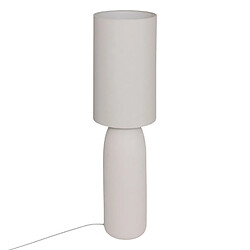 Atmosphera Lampadaire cylindrique en grès ERIN - Gris