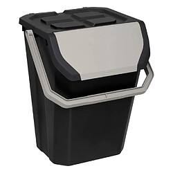 Five Simply Smart Poubelle de Tri Empilable 37L Noir