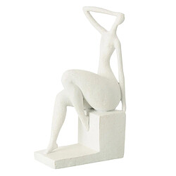 Paris Prix Statuette Femme Assise Moderne 31cm Blanc