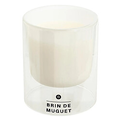 Atmosphera Bougie Parfumée en Verre Ilan 220g Brin de Muguet 
