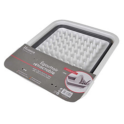 Paris Prix Égouttoir à Vaisselle Rétractable 36cm Anthracite