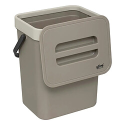 Five Simply Smart Poubelle à Compost Double Fixation 5L Beige