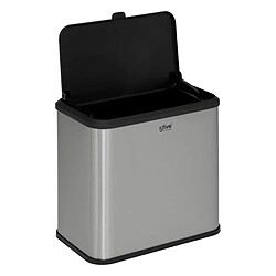 Five Simply Smart Poubelle à Compost Inox 5L Gris