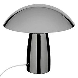 Atmosphera Lampe à Poser Champignon Omia 36cm Argent