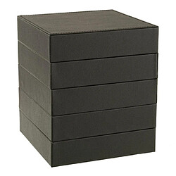 Paris prix Boîte à bijoux 4 tiroirs - Noir