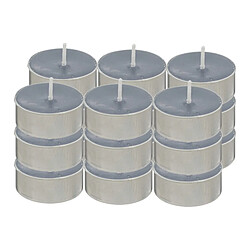 Atmosphera Lot de 18 Bougies Chauffe-Plat Hugo 3,7cm Bleu Orage