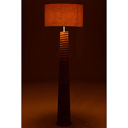 Avis Paris prix Lampadaire bois naturel - Marron