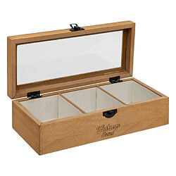 Atmosphera Boîte à bijoux rectangulaire - Naturel