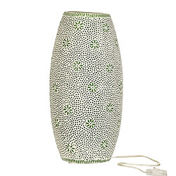 Paris Prix Lampe à Poser en Verre Bram 41cm Vert